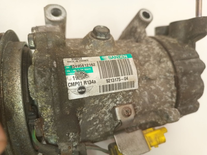 Recambio de compresor aire acondicionado para mini mini (r56) cooper referencia OEM IAM 03495612162  