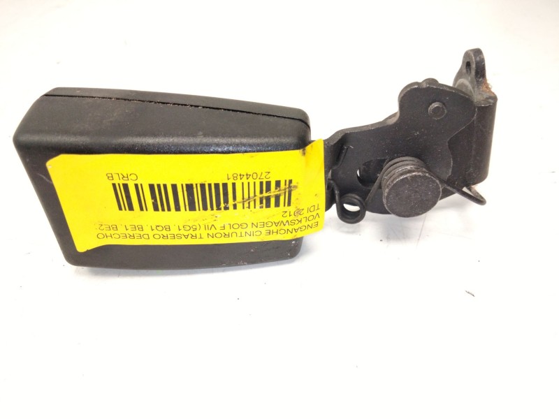 Recambio de enganche cinturon trasero derecho para volkswagen golf vii (5g1, bq1, be1, be2) 2.0 tdi referencia OEM IAM 8V0857740