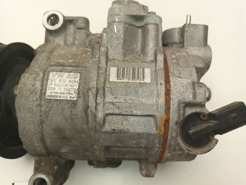 Recambio de compresor aire acondicionado para skoda octavia ii (1z3) 2.0 tfsi referencia OEM IAM 1K0820808A  