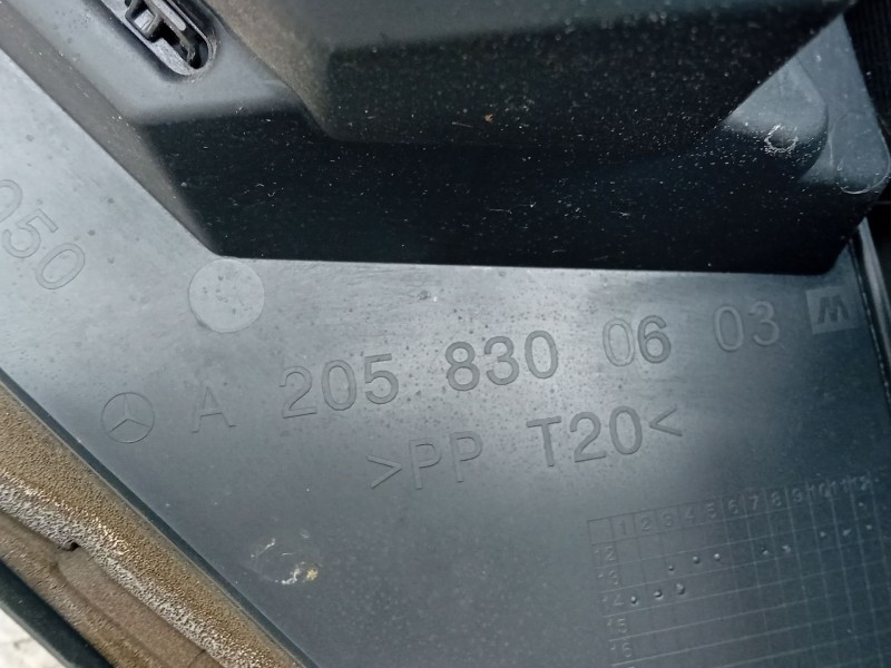 Recambio de torpedo para mercedes-benz clase c (w205) c 220 bluetec / d (205.002, 205.004) referencia OEM IAM   