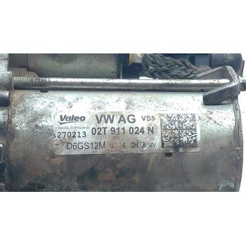 Recambio de motor arranque para skoda fabia ii (542) 1.2 12v referencia OEM IAM 02T911024N  