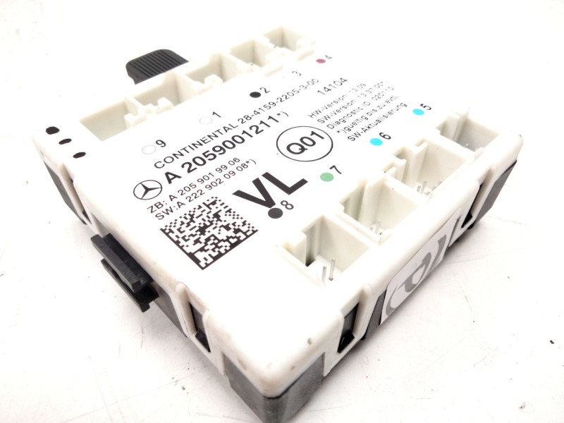 Recambio de modulo control puerta para mercedes-benz clase c (w205) c 220 bluetec / d (205.002, 205.004) referencia OEM IAM A205
