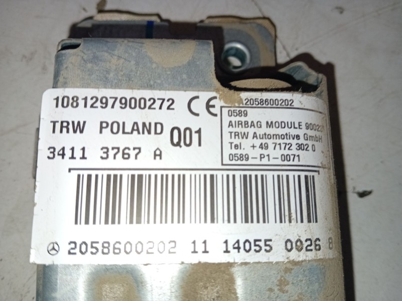 Recambio de kit airbag para mercedes-benz clase c (w205) c 220 bluetec / d (205.002, 205.004) referencia OEM IAM   