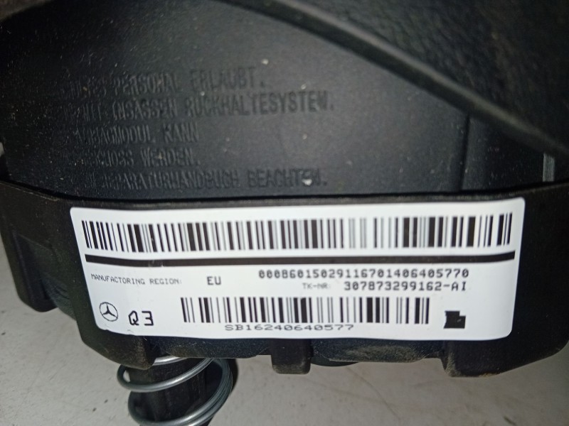 Recambio de kit airbag para mercedes-benz clase c (w205) c 220 bluetec / d (205.002, 205.004) referencia OEM IAM   