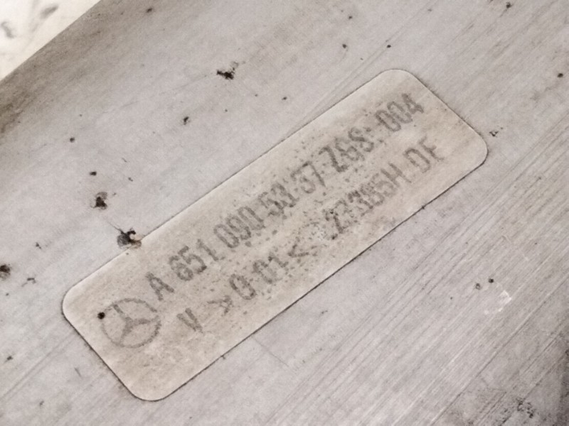 Recambio de mangueras intercooler para mercedes-benz clase c (w205) c 220 bluetec / d (205.002, 205.004) referencia OEM IAM A651