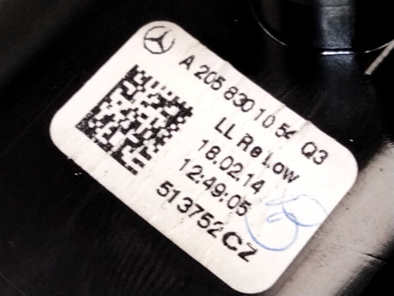 Recambio de aireador derecho para mercedes-benz clase c (w205) c 220 bluetec / d (205.002, 205.004) referencia OEM IAM A20583010