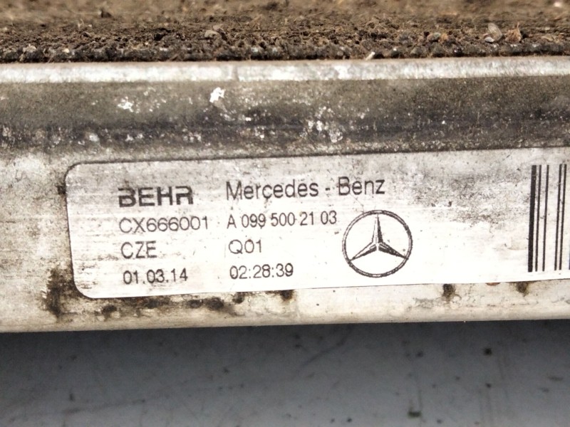 Recambio de radiador agua para mercedes-benz clase c (w205) c 220 bluetec / d (205.002, 205.004) referencia OEM IAM A0995002103 