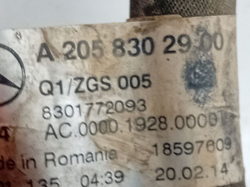 Recambio de tubos aire acondicionado para mercedes-benz clase c (w205) c 220 bluetec / d (205.002, 205.004) referencia OEM IAM A