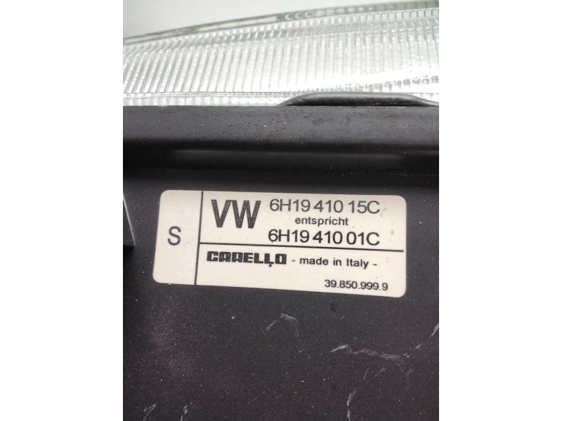 Recambio de faro izquierdo para seat arosa (6h1) select referencia OEM IAM 6H1941015C  
