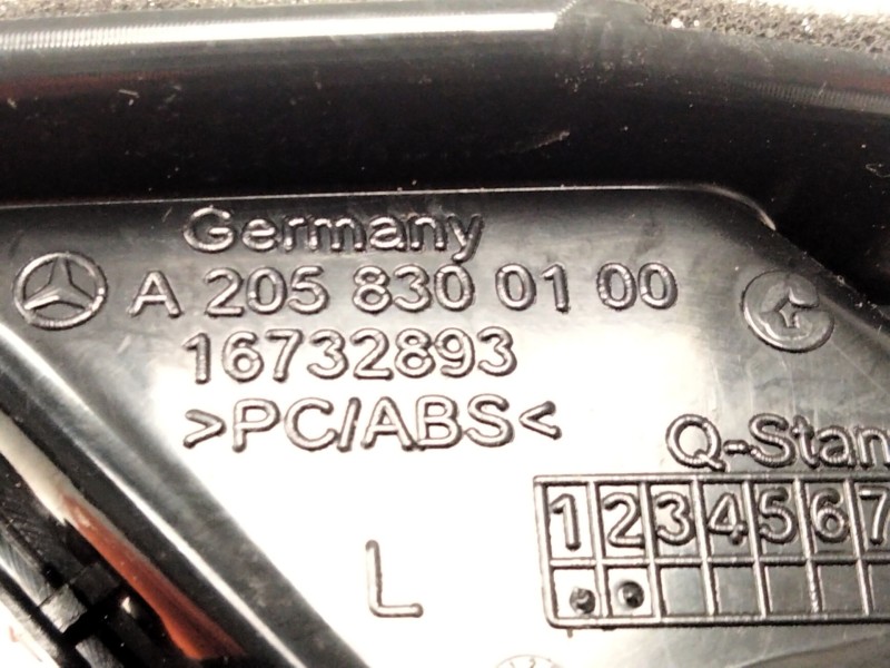 Recambio de motor trampillas para mercedes-benz clase c (w205) c 220 bluetec / d (205.002, 205.004) referencia OEM IAM A20583001