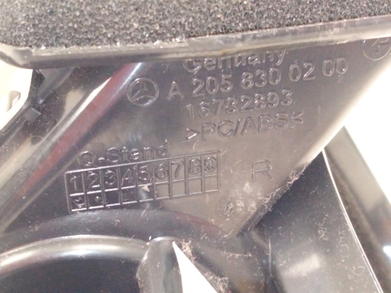 Recambio de motor trampillas para mercedes-benz clase c (w205) c 220 bluetec / d (205.002, 205.004) referencia OEM IAM A20583002