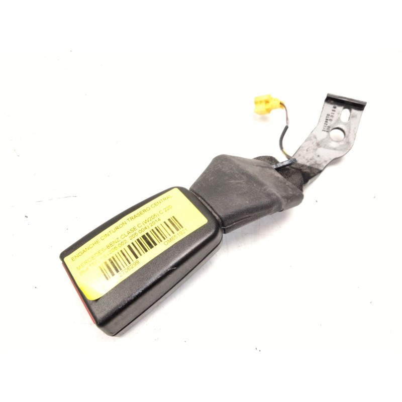 Recambio de enganche cinturon trasero central para mercedes-benz clase c (w205) c 220 bluetec / d (205.002, 205.004) referencia 