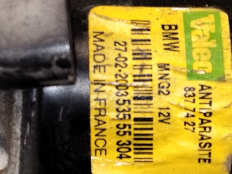 Recambio de motor limpia delantero para mini mini (r50, r53) one referencia OEM IAM 8377427  