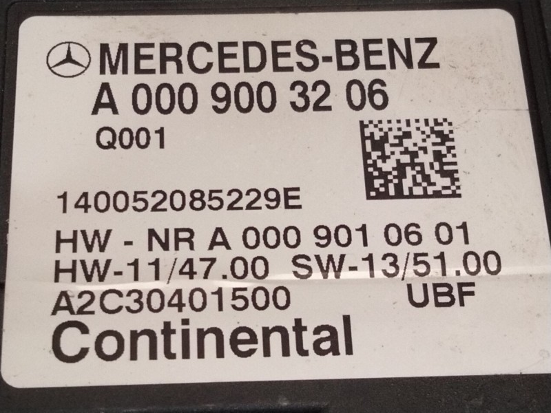 Recambio de centralita bomba combustible diesel para mercedes-benz clase c (w205) c 220 bluetec / d (205.002, 205.004) referenci