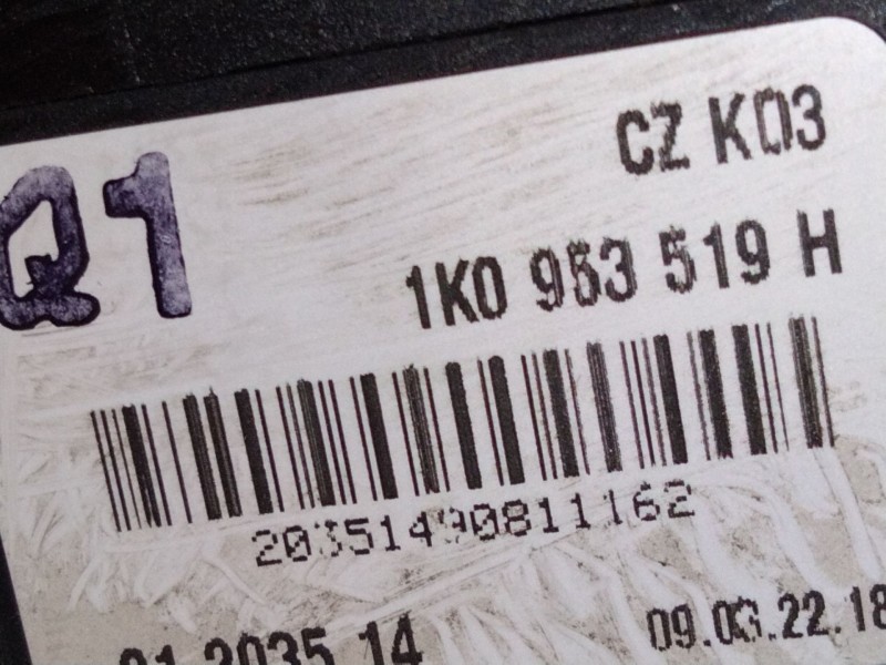 Recambio de mando limpia para volkswagen scirocco iii (137, 138) 1.4 tsi referencia OEM IAM 1K0953519  