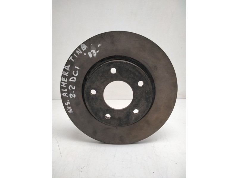 Recambio de disco freno delantero para nissan almera tino (v10) 2.2 dci referencia OEM IAM 010604 26MM KIRIU