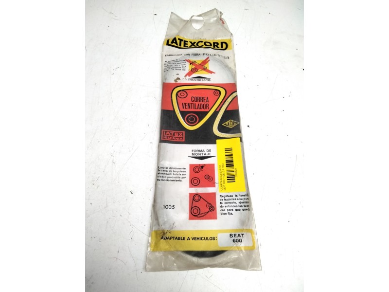 Recambio de correa accesorios para seat 600 (110b) 0.8 referencia OEM IAM LATEXCORD  