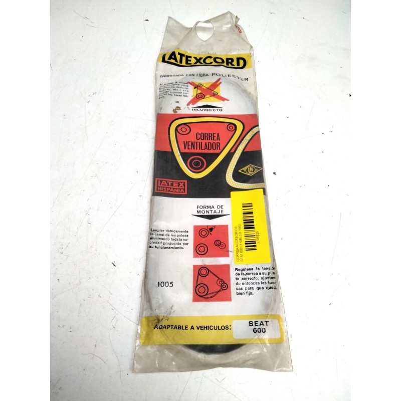 Recambio de correa accesorios para seat 600 (110b) 0.8 referencia OEM IAM 1005  LATEXCORD