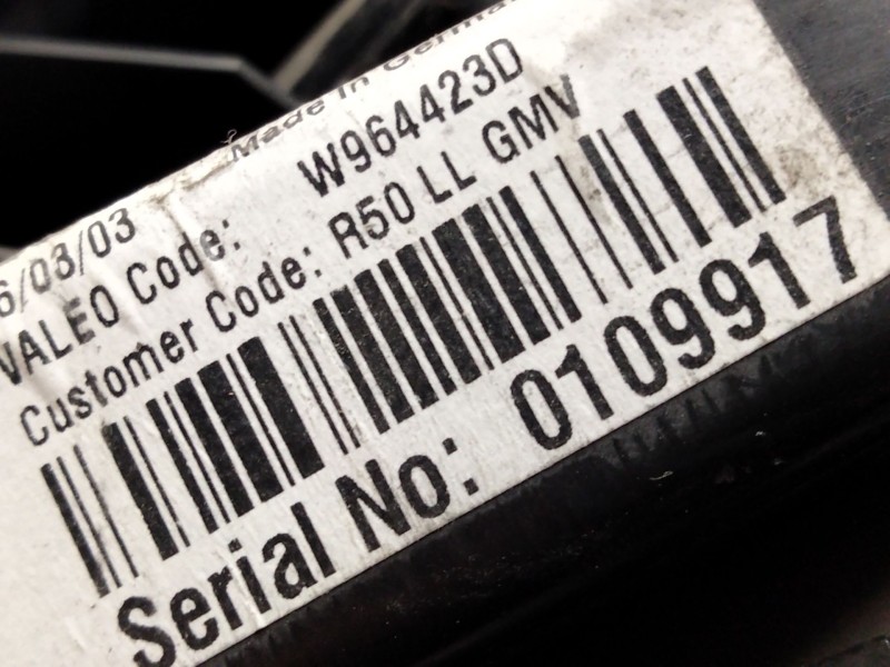 Recambio de motor calefaccion para mini mini (r50, r53) one referencia OEM IAM W964423D  