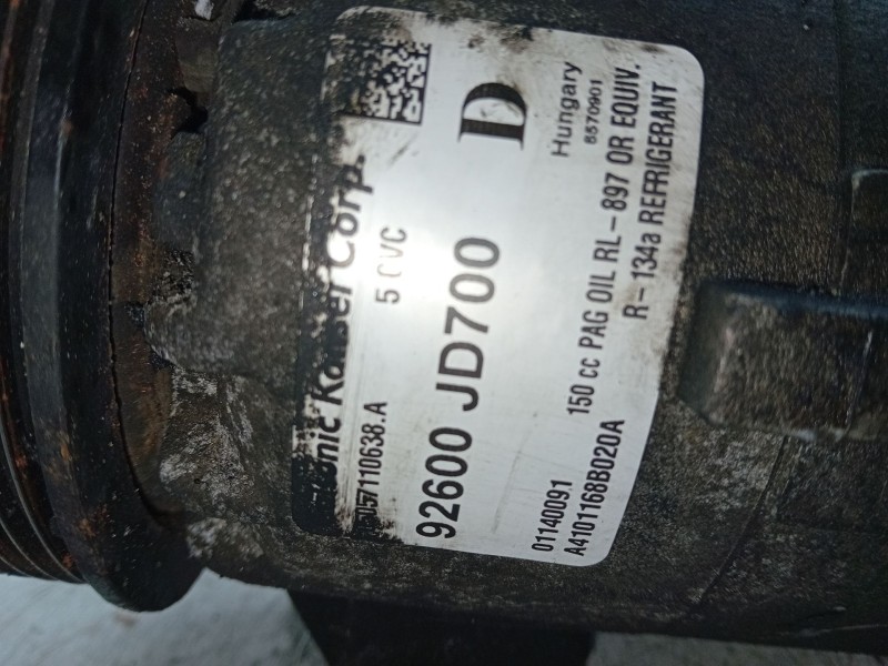 Recambio de compresor aire para nissan qashqai / qashqai +2 i (j10, nj10, jj10e) 2.0 dci referencia OEM IAM   