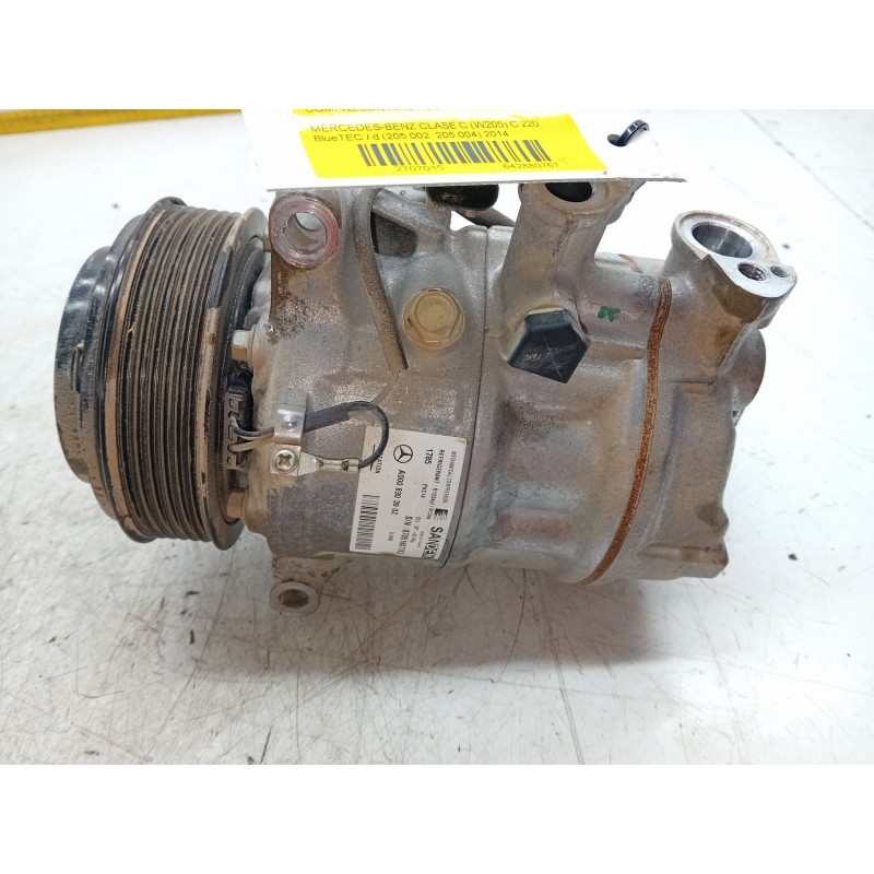 Recambio de compresor aire acondicionado para mercedes-benz clase c (w205) c 220 bluetec / d (205.002, 205.004) referencia OEM I