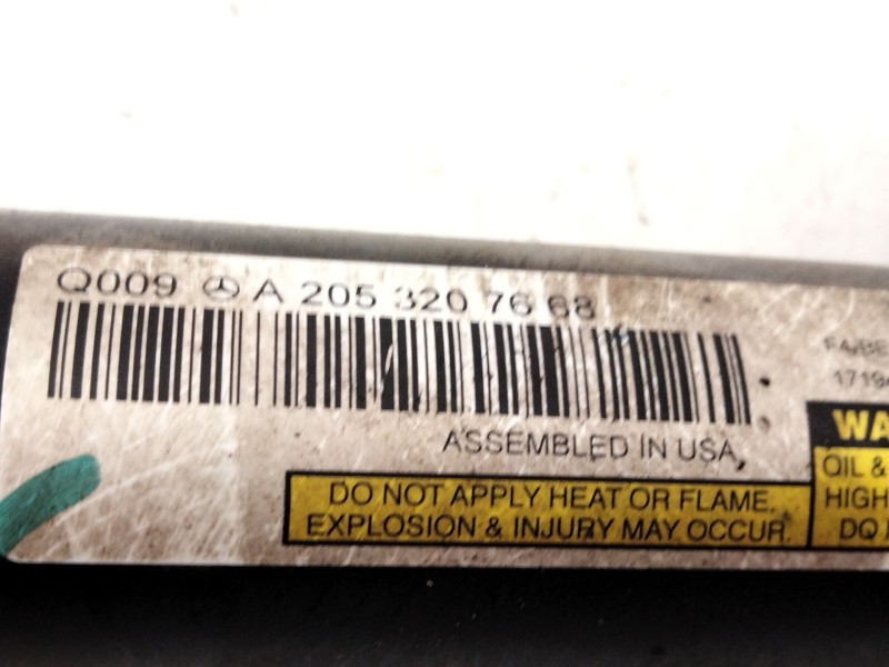 Recambio de amortiguador delantero izquierdo para mercedes-benz clase c (w205) c 220 bluetec / d (205.002, 205.004) referencia O