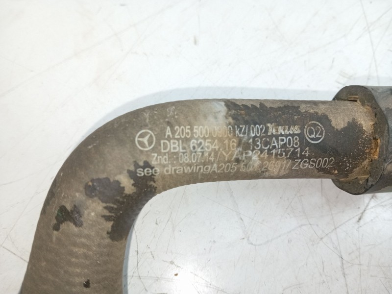 Recambio de tubo radiador para mercedes-benz clase c (w205) c 220 bluetec / d (205.002, 205.004) referencia OEM IAM A2055000900 