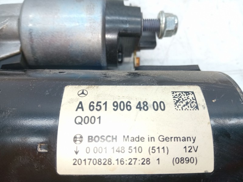 Recambio de motor arranque para mercedes-benz clase c (w205) c 220 bluetec / d (205.002, 205.004) referencia OEM IAM A6519064800