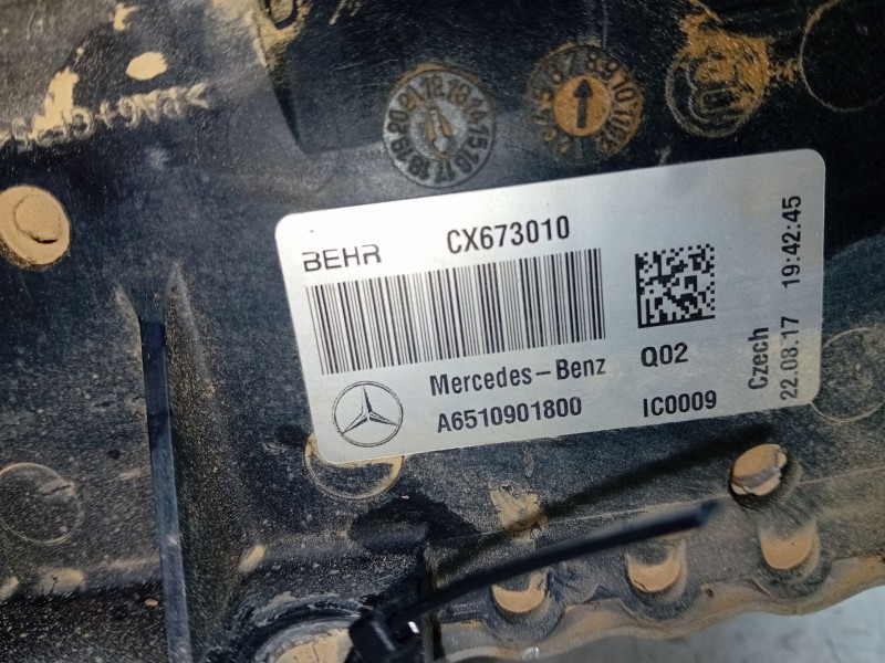 Recambio de intercooler para mercedes-benz clase c (w205) c 220 bluetec / d (205.002, 205.004) referencia OEM IAM A6510901800  