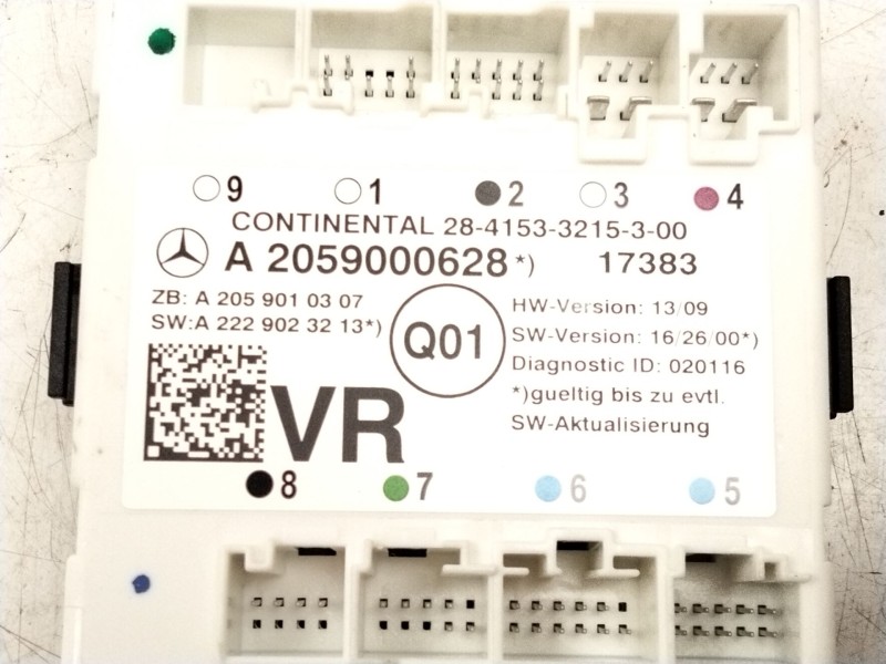 Recambio de modulo control puerta para mercedes-benz clase c (w205) c 220 bluetec / d (205.002, 205.004) referencia OEM IAM A205