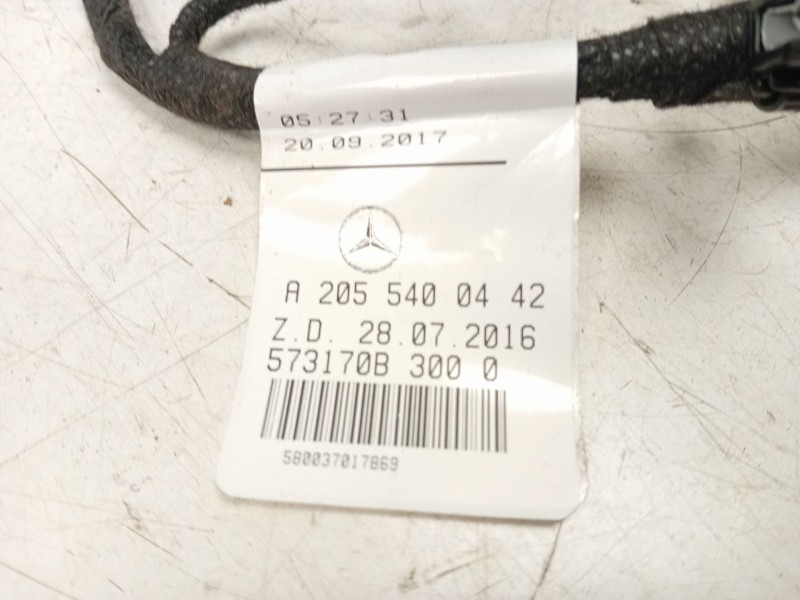 Recambio de instalacion puerta trasera derecha para mercedes-benz clase c (w205) c 220 bluetec / d (205.002, 205.004) referencia