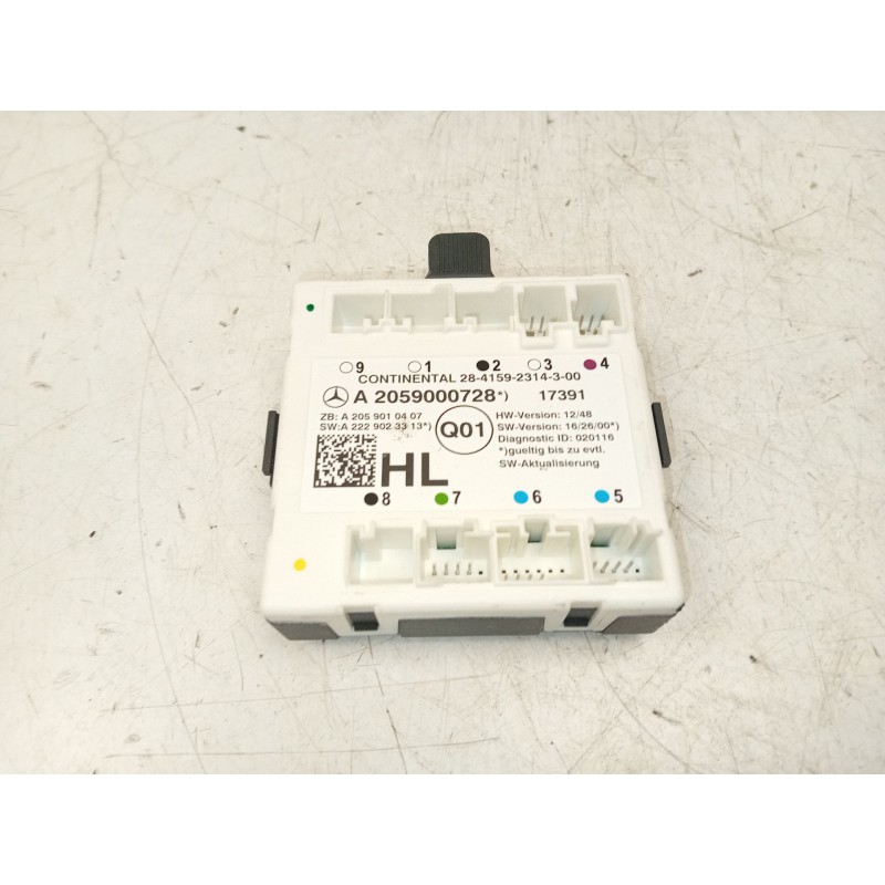 Recambio de modulo control puerta para mercedes-benz clase c (w205) c 220 bluetec / d (205.002, 205.004) referencia OEM IAM A205