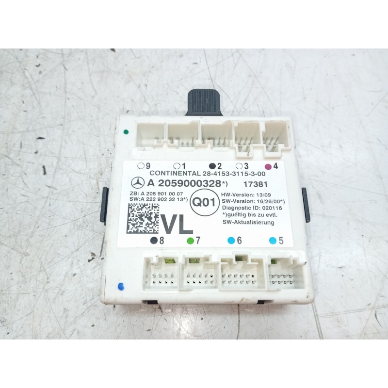 Recambio de modulo control puerta para mercedes-benz clase c (w205) c 220 bluetec / d (205.002, 205.004) referencia OEM IAM A205