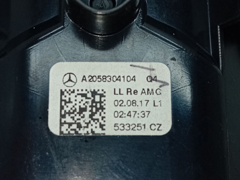 Recambio de aireador derecho para mercedes-benz clase c (w205) c 220 bluetec / d (205.002, 205.004) referencia OEM IAM A20583041