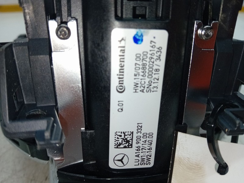 Recambio de mando multifuncion para mercedes-benz clase c (w205) c 220 bluetec / d (205.002, 205.004) referencia OEM IAM A166900