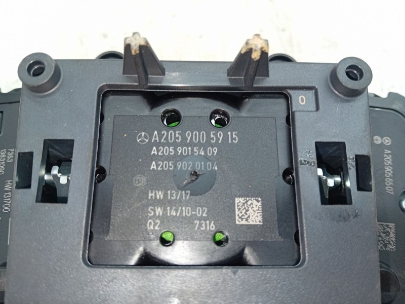Recambio de mando multifuncion para mercedes-benz clase c (w205) c 220 bluetec / d (205.002, 205.004) referencia OEM IAM A166900