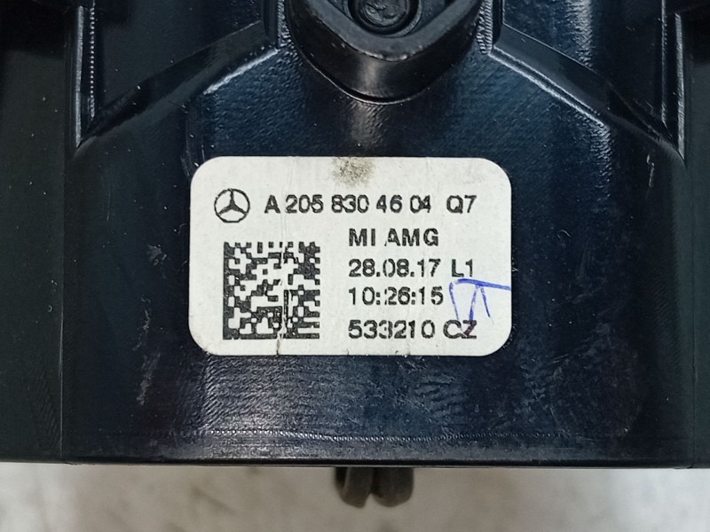 Recambio de aireador central para mercedes-benz clase c (w205) c 220 bluetec / d (205.002, 205.004) referencia OEM IAM A20583046