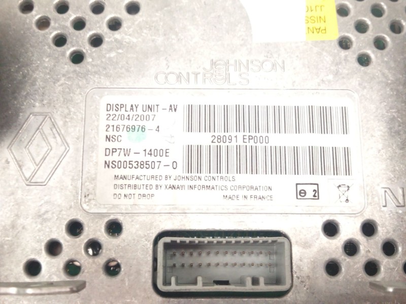 Recambio de sistema navegacion gps para nissan qashqai / qashqai +2 i (j10, nj10, jj10e) 2.0 dci referencia OEM IAM   