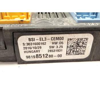 Recambio de caja fusibles para peugeot expert furgoneta (v_) 1.6 bluehdi 115 referencia OEM IAM 9819851280  