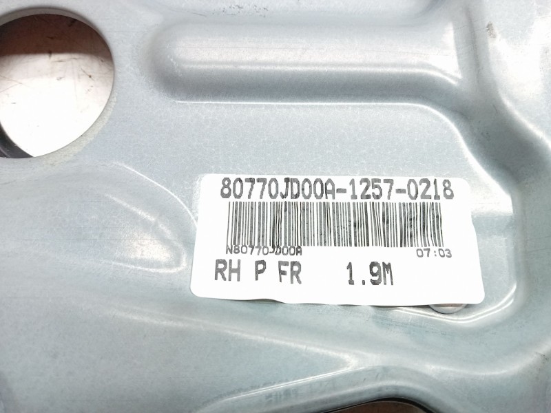 Recambio de elevalunas delantero derecho para nissan qashqai / qashqai +2 i (j10, nj10, jj10e) 2.0 dci referencia OEM IAM 80771J