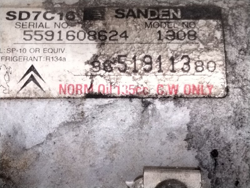 Recambio de compresor de aire para citroën c4 grand picasso i (ua_) 2.0 hdi 138 referencia OEM IAM 9651911380  