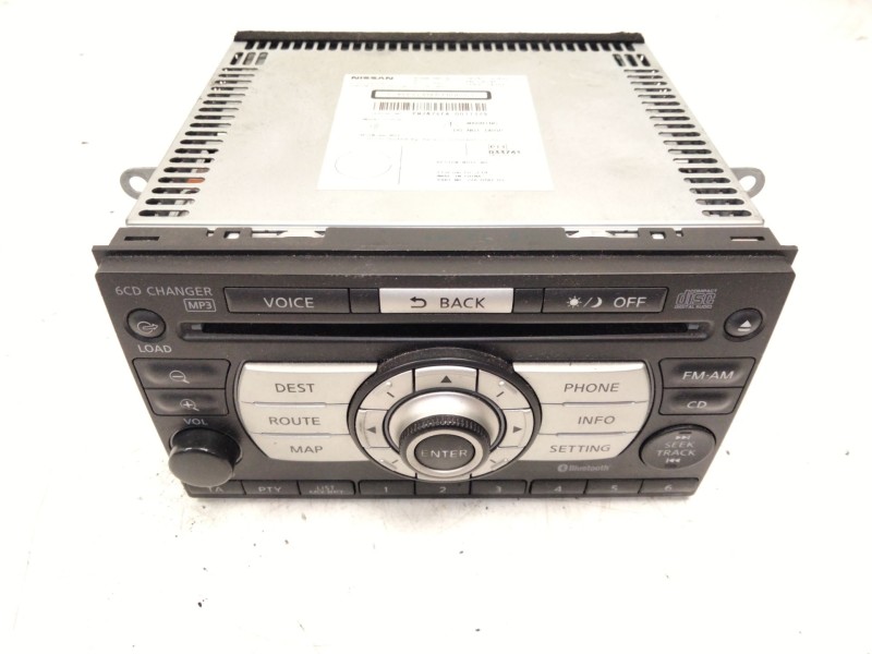 Recambio de sistema audio / radio cd para nissan qashqai / qashqai +2 i (j10, nj10, jj10e) 2.0 dci referencia OEM IAM 28185JG400