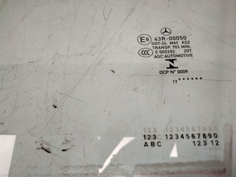 Recambio de luna delantera izquierda para mercedes-benz clase c (w205) c 220 bluetec / d (205.002, 205.004) referencia OEM IAM 4