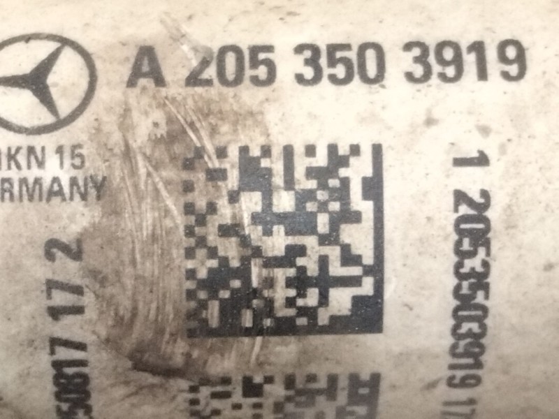 Recambio de transmision trasera izquierda para mercedes-benz clase c (w205) c 220 bluetec / d (205.002, 205.004) referencia OEM 