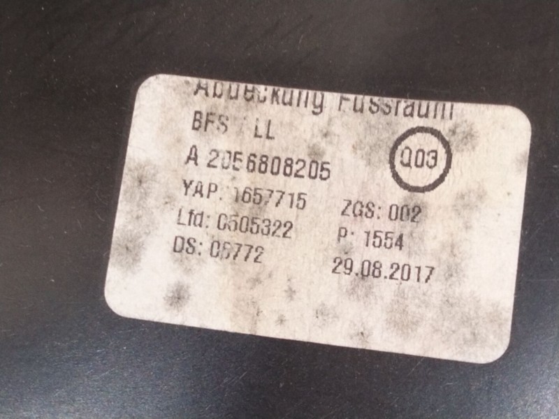 Recambio de moldura delantera derecha para mercedes-benz clase c (w205) c 220 bluetec / d (205.002, 205.004) referencia OEM IAM 