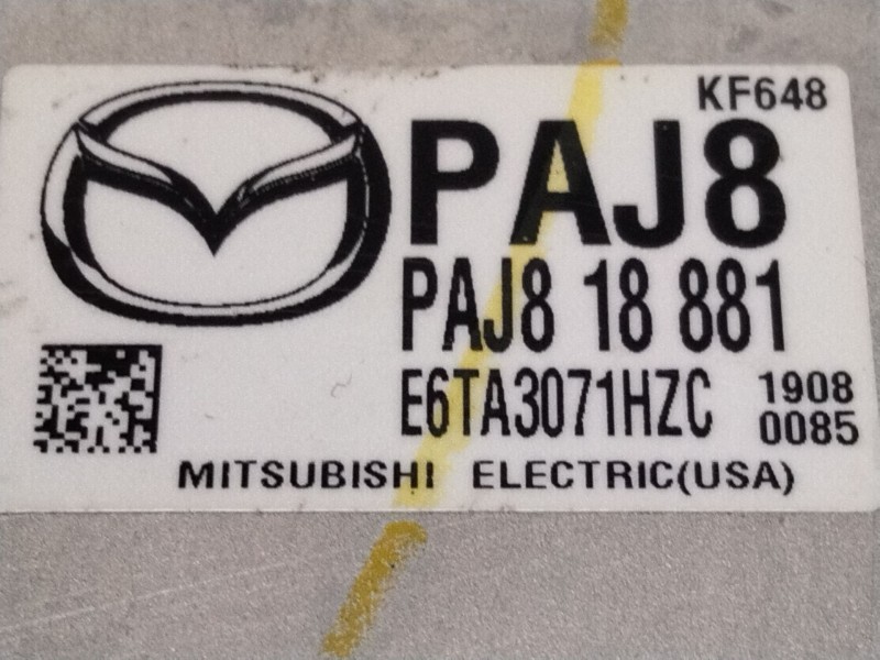 Recambio de centralita motor uce para mazda cx-30 (dm) skyactiv-g m hybrid referencia OEM IAM PAJ818881  