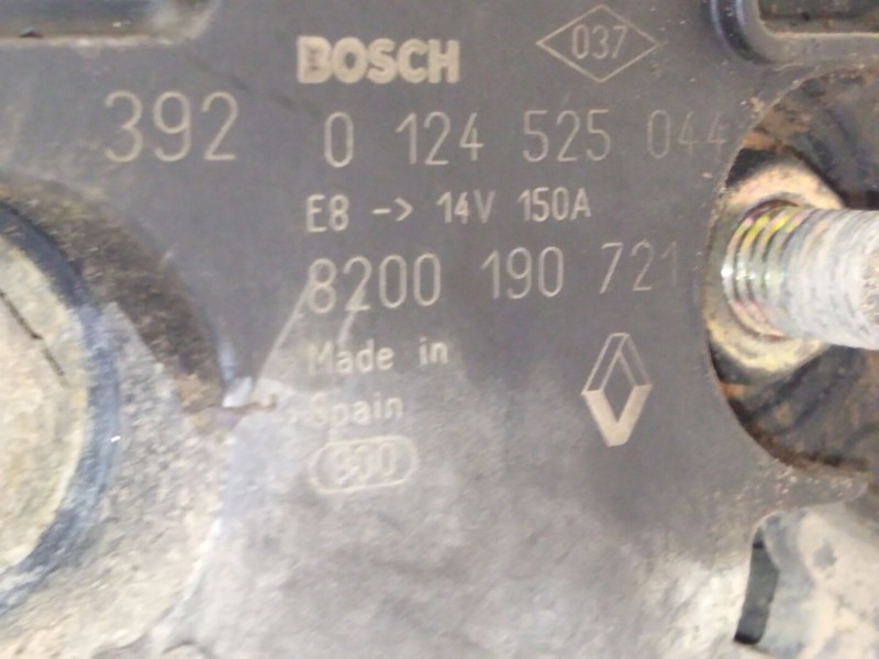 Recambio de alternador para opel movano a furgón (x70) 2.5 dti (fd) referencia OEM IAM 8200190721  