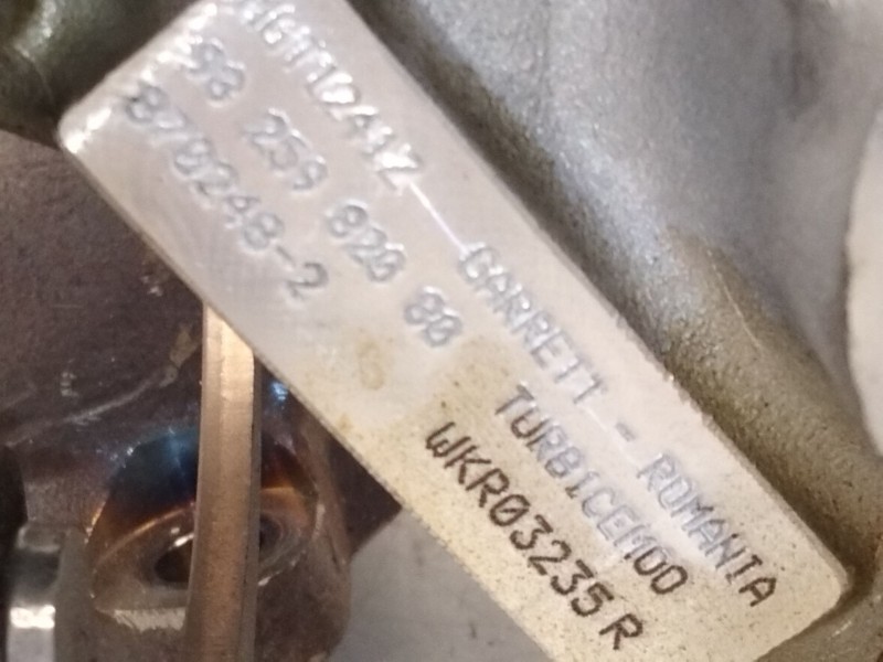 Recambio de turbocompresor para peugeot 2008 i (cu_) 1.2 thp 130 / puretech 130 referencia OEM IAM 9825982080  