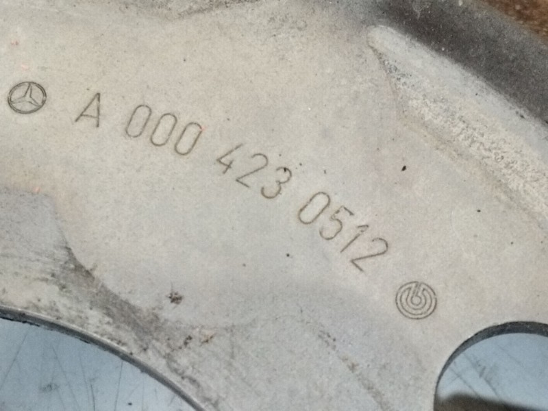 Recambio de disco freno trasero para mercedes-benz clase c (w205) c 220 bluetec / d (205.002, 205.004) referencia OEM IAM A00042