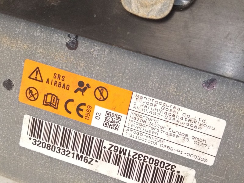 Recambio de airbag de rodilla delantero izquierdo para mazda cx-30 (dm) skyactiv-g m hybrid referencia OEM IAM 320803321M6Z  